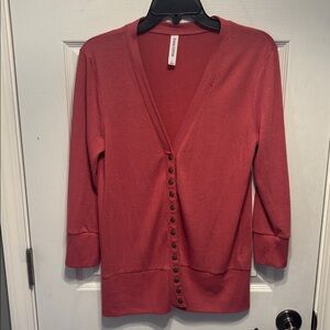 Zenana Outfitters Pink Knit Top